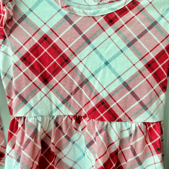 Children’s Place Red Plaid Dress - Picture 2 of 4